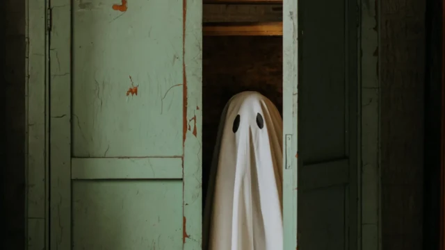 รูปผีปลอมในตู้เสื้อผ้า