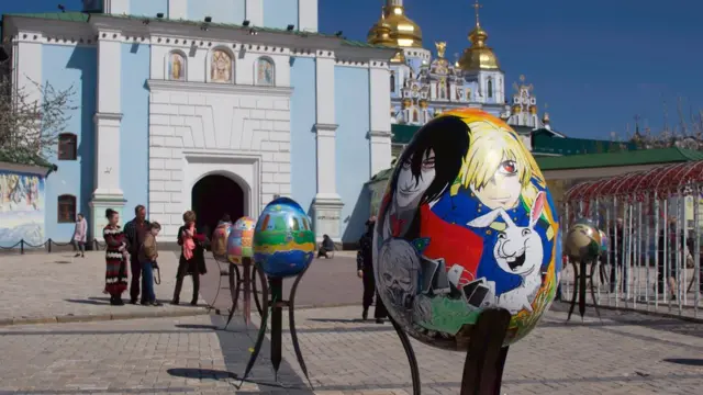 Виставка писанок на Софійській площі, 2017, Київ