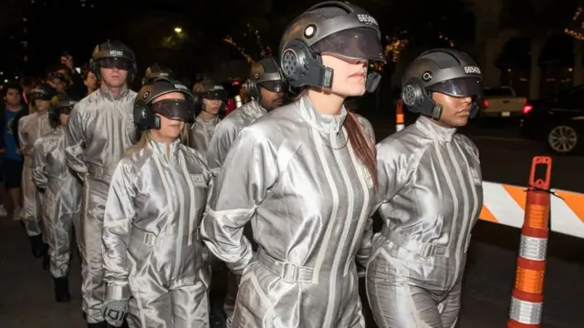 Personnages de Ready Player One, lors du lancement du film