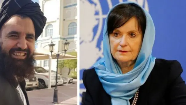 په افغانستان کې د ملګرو ملتونو مرستندویه ماموریت (یوناما) ویلي،‌ د دې ادارې مشرې ډبورا لاینز چارشنبه کابل کې د طالبانو د کورنیو چارو سرپرست وزیر سراج الدین حقاني سره لیدلي دي.