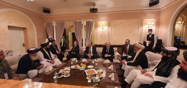 نشست طالبان با نمایندگان مسکو