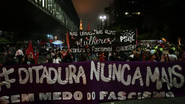 Protesta contra Bolsonaro
