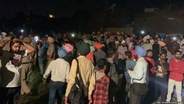 हादसे वाली जगह अफ़रातफ़री