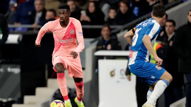 Ousmane Dembele na Barcelona