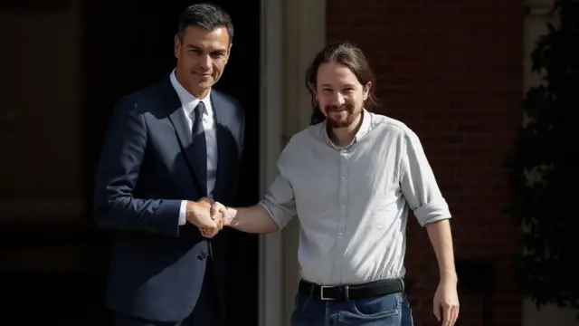 Педро Санчес и Пабло Иглесияас