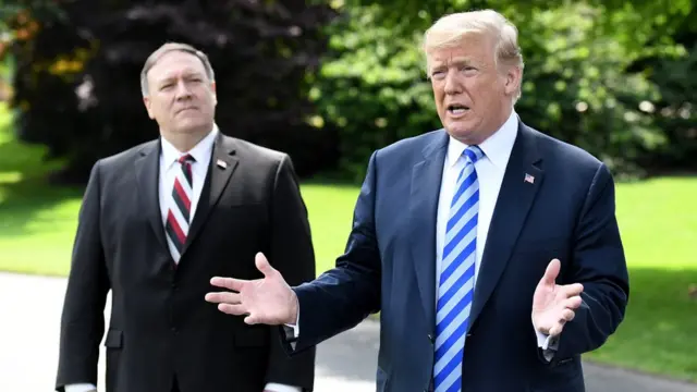 ترامپ و پومپئو