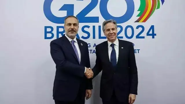 Hakan Fidan ve Antony Blinken 