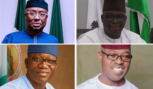 Otunba Niyi Adebayo, Ayodele Fayose, Kayode Fayemi and Segun Oni