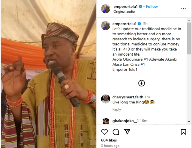 Aworan Oju opo instagram Oluwo