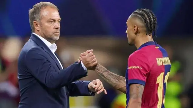 هانسی فلیک در ماه مه ۲۰۲۴ ب سرمربی بارسلونا شد