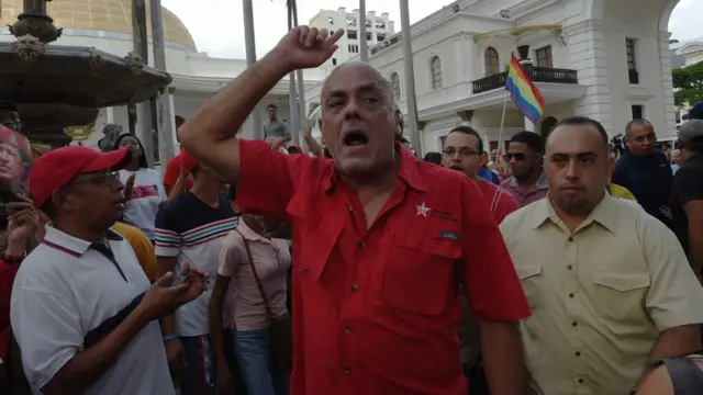 Jorge Rodríguez, alcalde de Libertador, el municipio en el que se encuentra el centro de Caracas.