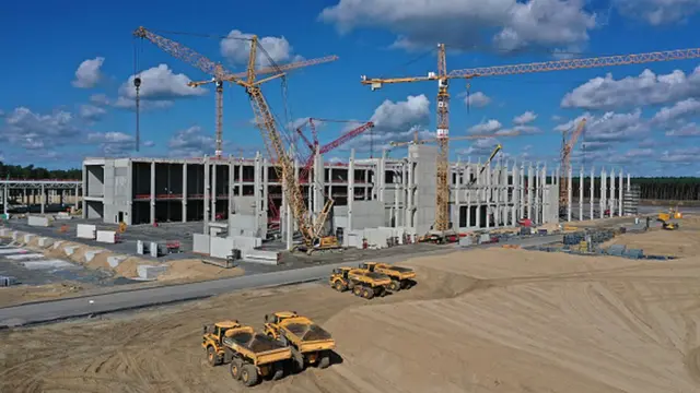 Строительство очередной гигафабрики Tesla под Берлином