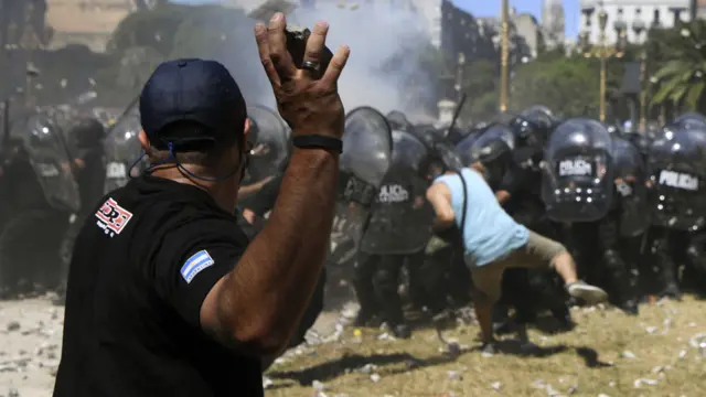 Protestas en Argentina