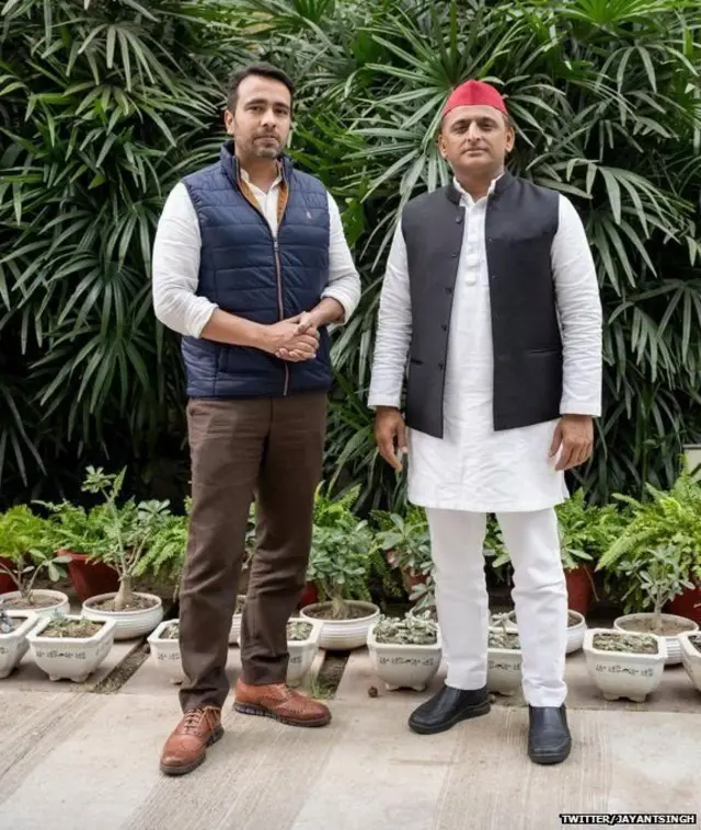 चौधरी जयंत सिंह और अखिलेश यादव