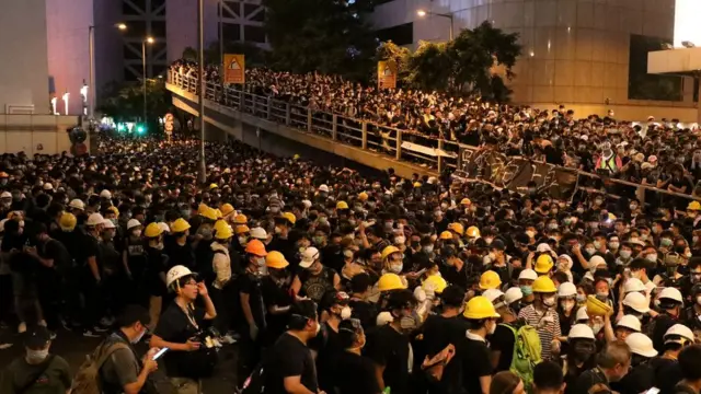 हॉन्ग कॉन्ग में प्रदर्शनकारी