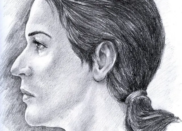 Updated forensic drawing of the Isdal Woman