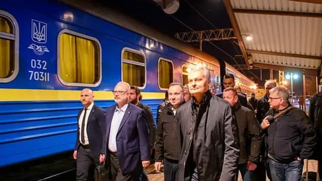 Визит президентов в Украину