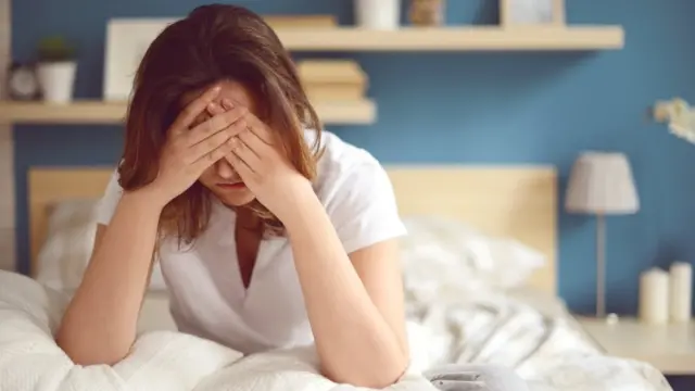 Mujer con depresión