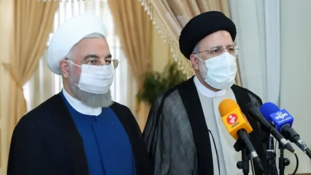 हसन रूहानी के साथ इब्राहीम रईसी