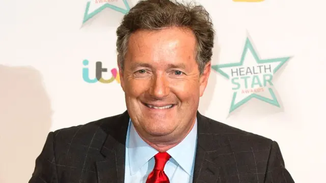 Piers Morgan yakoraga ikiganiro Good Morning Britain kuva mu mwaka wa 2015