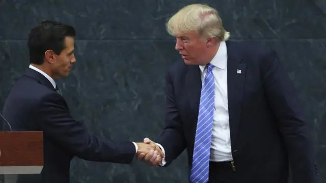 Enrique Peña Nieto y Donald Trump