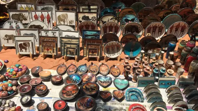 Curios soap stone art work