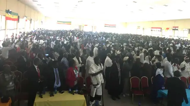 የኦሮሞ እና የአማራ የሕዝብ ለሕዝብ ግንኙነት ተሳታፊዎች