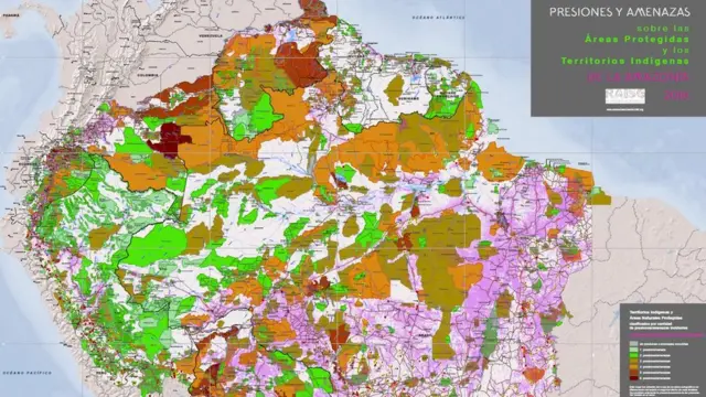 Mapa da Amazônia