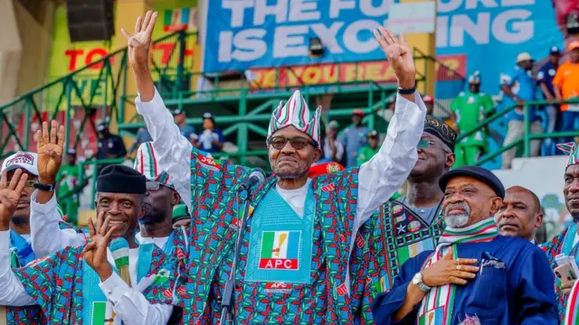 Ààrẹ Buhari àti àwọn èèkàn ẹgbẹ́ Oṣèlú APC