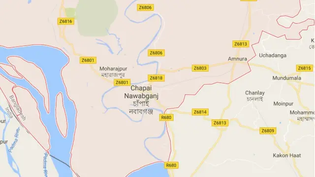গুগল ম্যাপ, চাপাইনবাবগঞ্জ