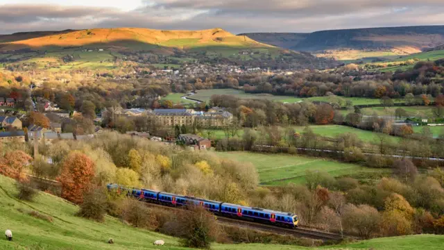 Железная дорога около Манчестера