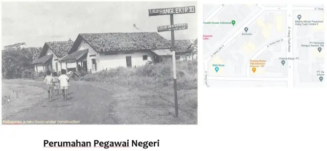 Jalan Hanglekir XI di kawasan Kebayoran Baru, Jakarta, semula dirancang untuk perumahan pegawai negeri.