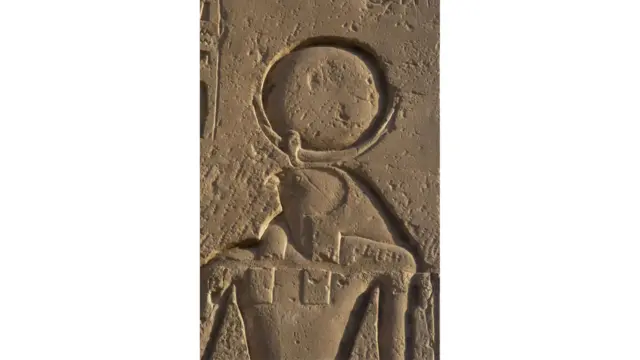 L'ancienne divinité égyptienne Rê était représentée avec un cercle représentant le soleil