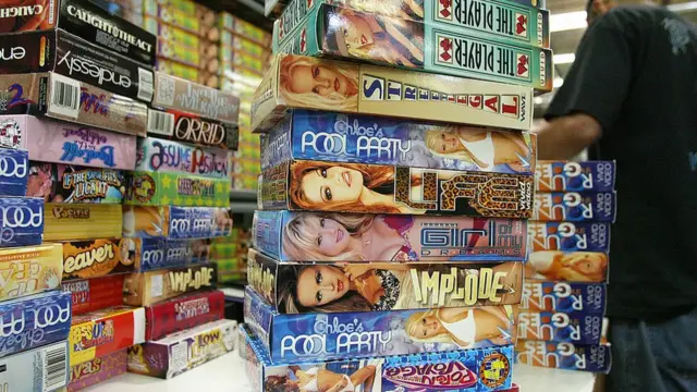 Películas pornográficas.