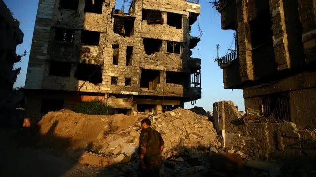 Руины пригородов Дамаска