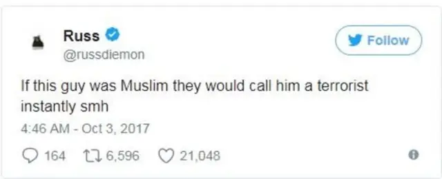 "Якби цей хлопець був мусульманином, його б миттєво назвали терористом"