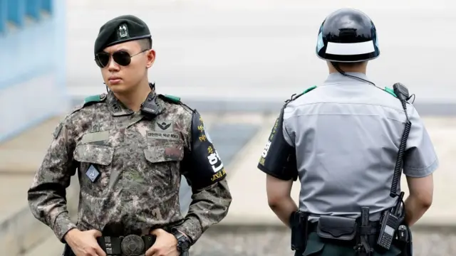 La frontera entre las dos Coreas