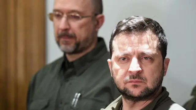 Volodymyr Zelensky, presidente de Ucrania