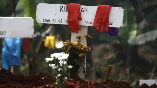 Cementerio en Indonesia