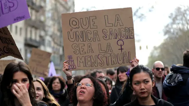 Protestas en el Día de la Mujer.