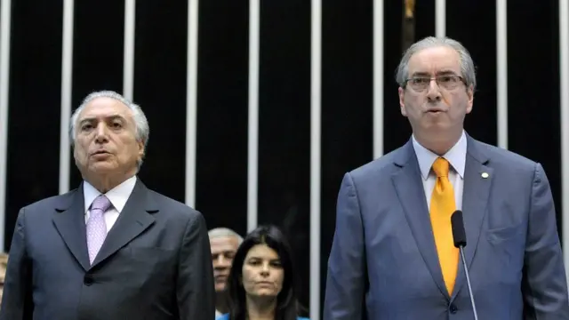 Michel Temer e Eduardo Cunha