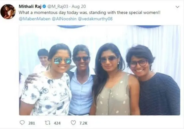 டிவிட்டரில் கேலி செய்தவருக்கு பதிலடி கொடுத்த மித்தாலி