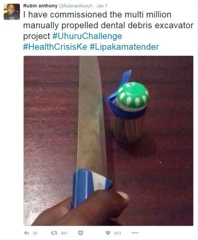 Ujumbe unaomsuta Rais Kenyatta