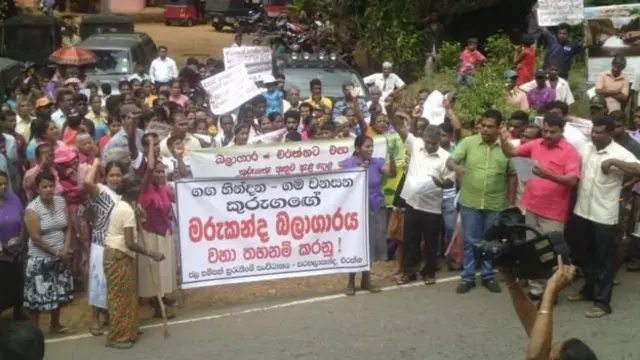 කුඩා ජලවිදුලි බලාගාරයකට එරෙහිව පැවති විරෝධතාවක්