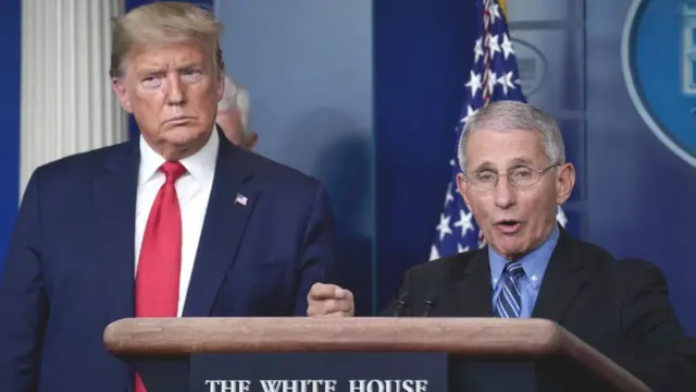डॉ. एंथनी फ़ॉची और ट्रंप
