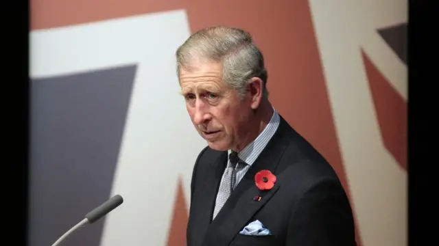 El príncipe Carlos en un discurso en Japón