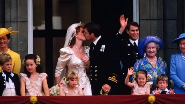 صورة زفاف أندرو وسارة