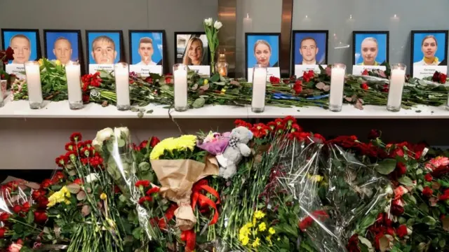 Портреты погибших украинцев в Борисполе