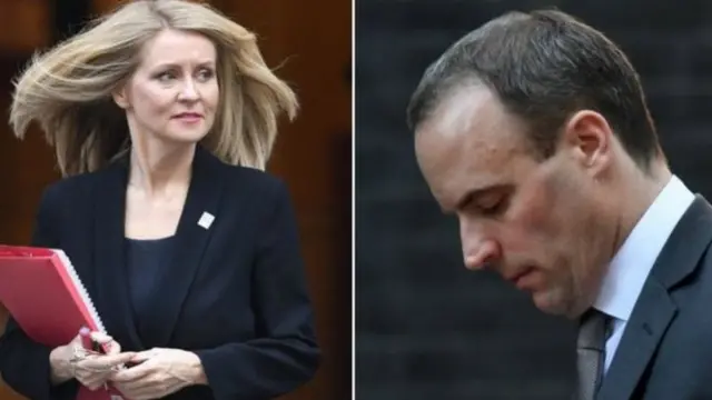 Esther McVey ve Dominic Raab