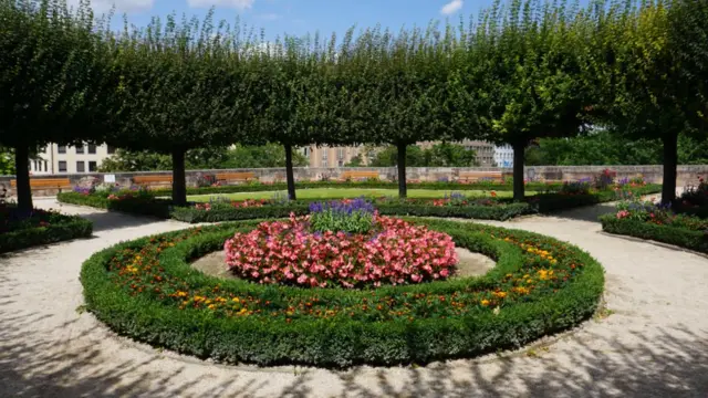 Jardín en Núremberg, Alemania